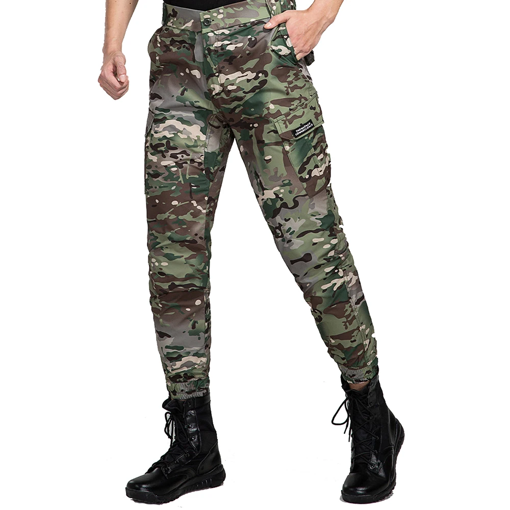 Тактический Брюки для девочек брюки армии США камуфляжные свободные штаны с