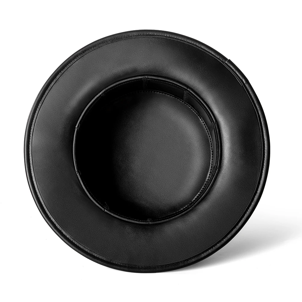 Черные заклепки из искусственной кожи для взрослых шляпа Хэллоуина с доктором