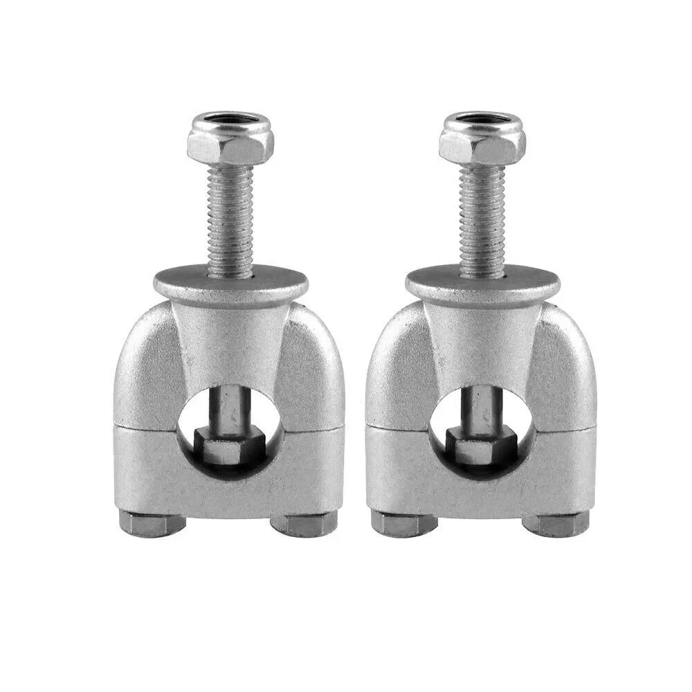 

1 Pair 7/8" Durable Handlebar Bar Risers Mounting Clamp Adapter for Motorcycle