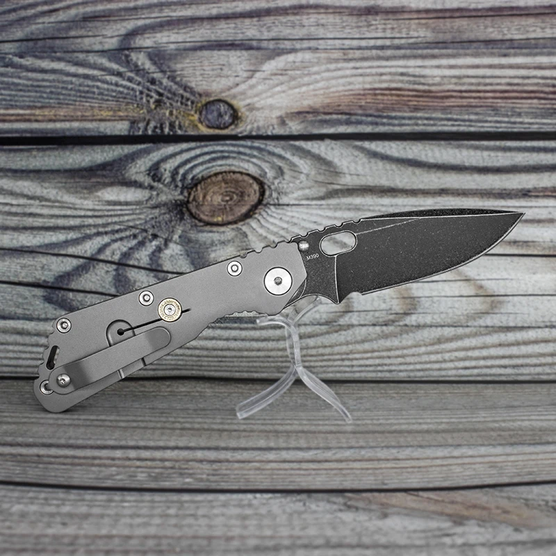 Нож складной из титана с титановой ручкой и лезвием M390 | Инструменты