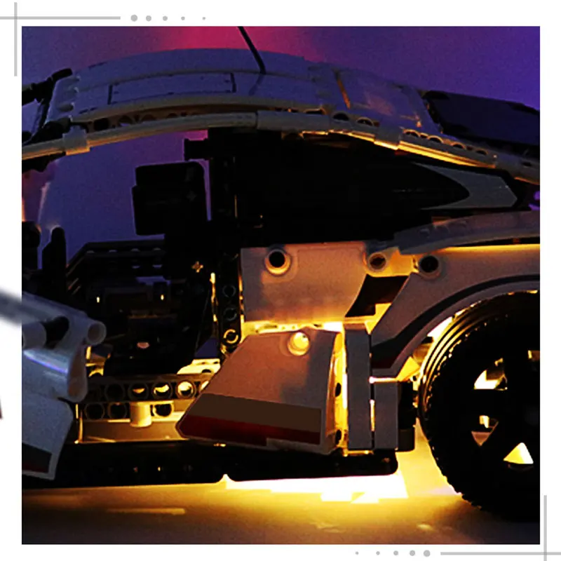 2020 Новый DIY светильник совместимый с LEGO 42096 техническая серия Porsche 911 RSR ing