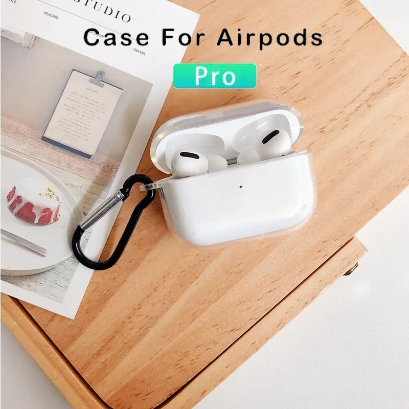 Новый прозрачный мягкий ТПУ чехол Защитный для Apple Airpods pro Bluetooth наушники Мягкий с