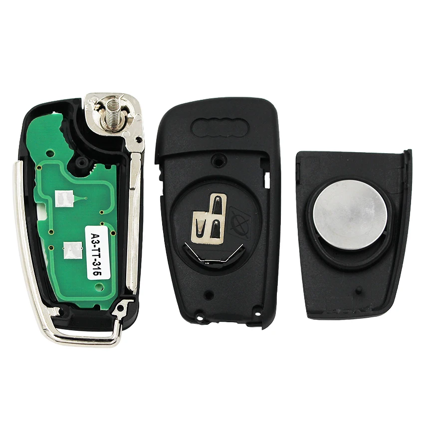 Дистанционный ключ без ключа Uncut 3 кнопки 434 МГц чип ID48 для Audi A1 Q3 8P0 837 220 D HU66 uncut blade