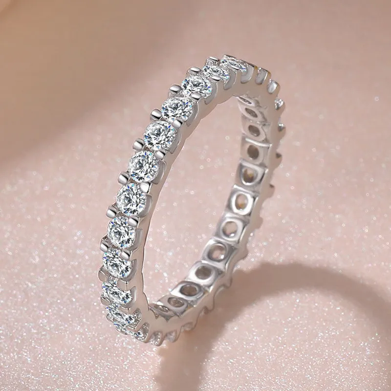

Love Of A lifetime 925 Silver Rings For Women Minimalism Cubic Zirconia Rings White Gold Bridal Wedding Trendy Bijoux Jewelry