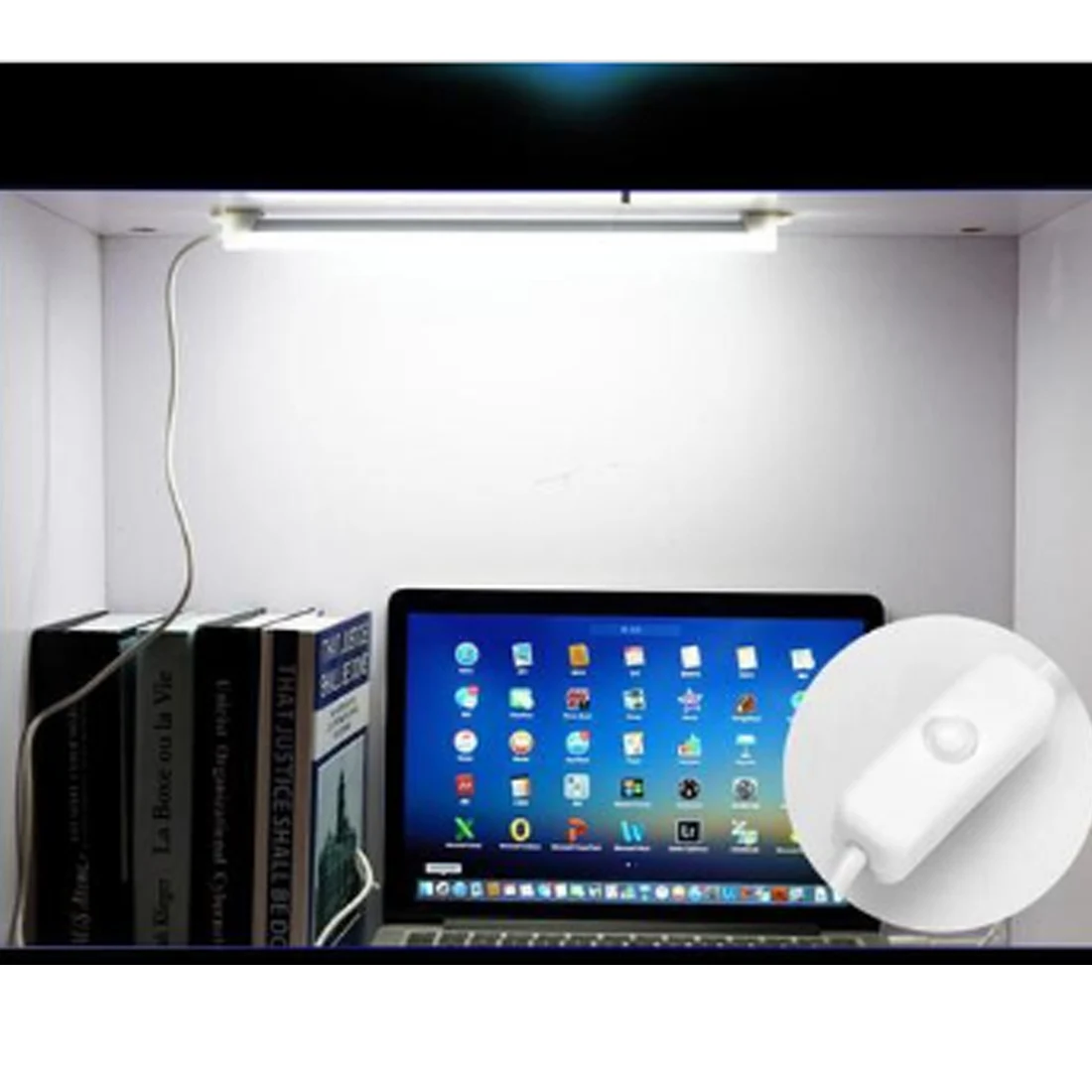 

DC5V LED Strip USB Desk Lamp Hand Sweep Switch Backlight Motion Sensor Book Table Light Children study Room Kitchen Cabinet Bulb