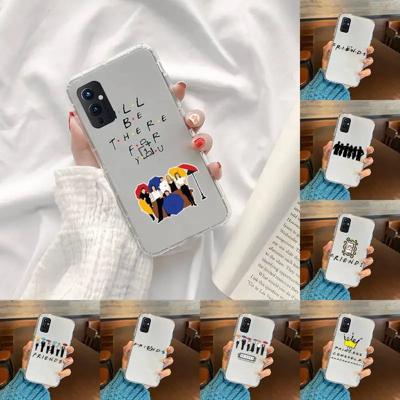 

friends TV Phone Case Transparent For OnePlus 9 8 7 7t 8t Oppo find X3 X2 reno5 Vivo X60 X50 Pro MeiZu 17 16XS