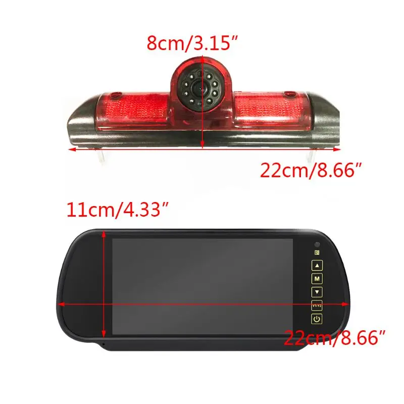 Светодиодный ИК стоп светильник сигнал заднего вида парковочная камера и