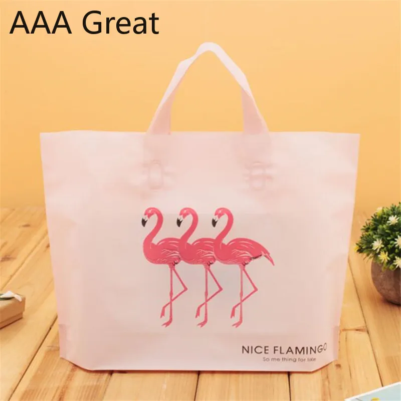 Пластиковые пакеты для покупок в супермаркете с ручкой 50 шт./лот | Дом и сад