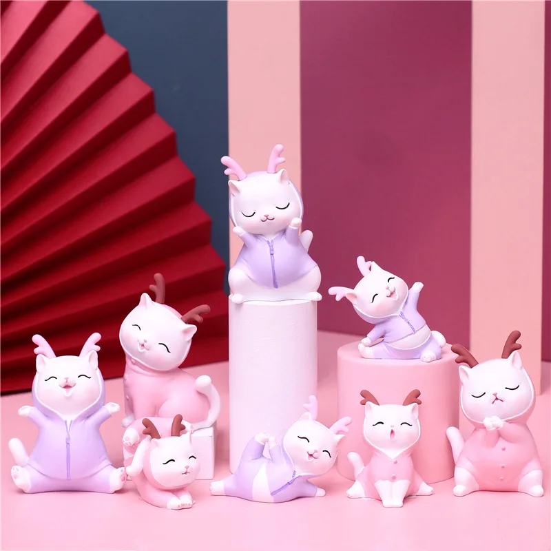 

Ins wind girl heart net red luck meow украшения для выпечки, торта украшение автомобильная консоль подарок на день рождения