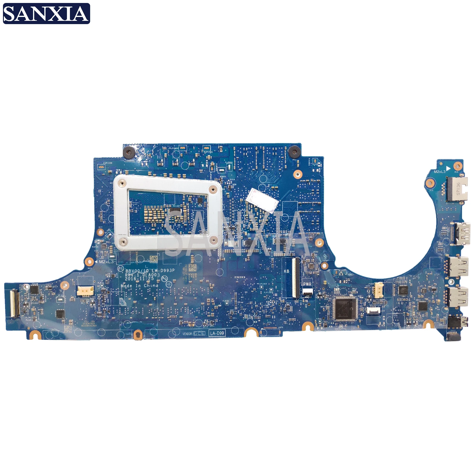 KEFU LA-D993P материнская плата для ноутбука Dell Inspiron 15-7567 оригинальная материнская плата I7-7700HQ GTX1050-4GB