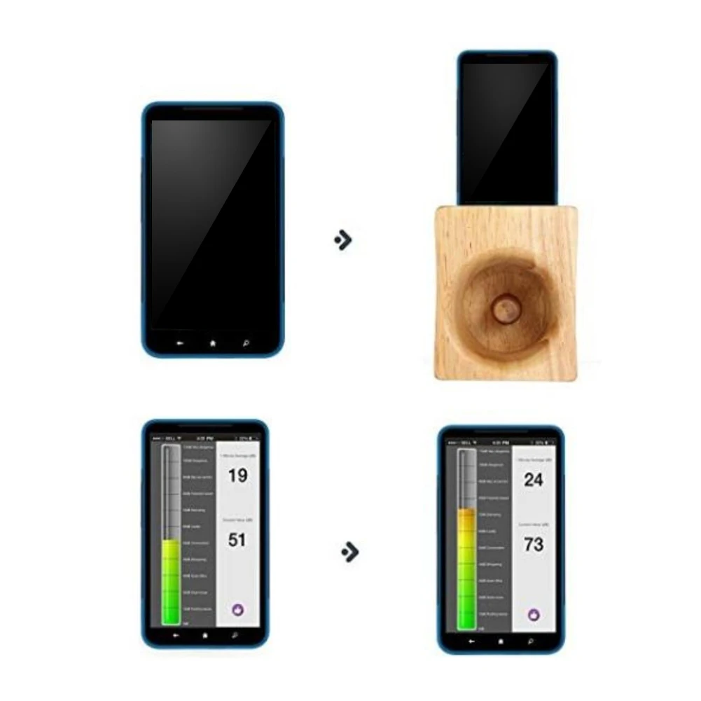 Деревянная подставка для сотового телефона звуковой усилитель динамик