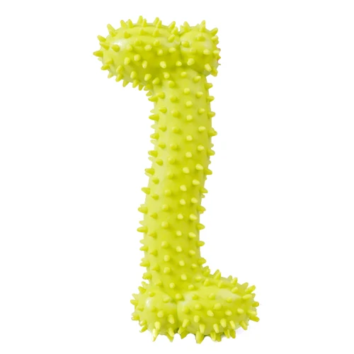 Yellow C Натуральный резиновый зеленый нетоксичный Pet собака зубная щётка Чистящая палочка Chewie безопасный Прорезыватель для зубов пластик натуральный сенсорный игрушка подарочные принадлежности - Цвет: Yellow C