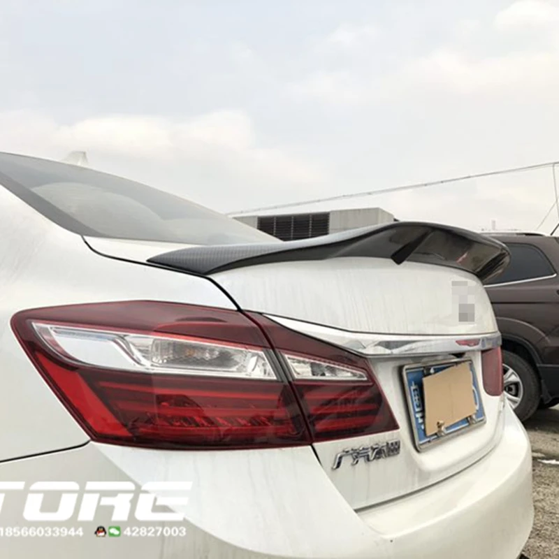 

For Honda Accord Spoiler 2014 - 2017 Carbon Fiber / FRP Tail R Style Spoiler Accessories