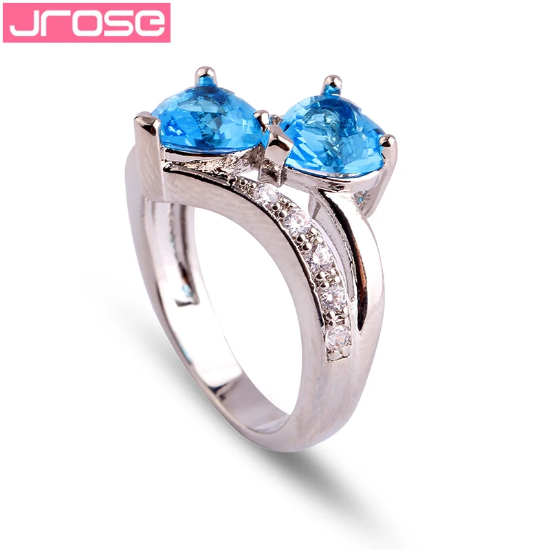 Кольцо JROSE Shinning кольцо с турмалином и белым фианитом серебряного цвета размер 6 7 8