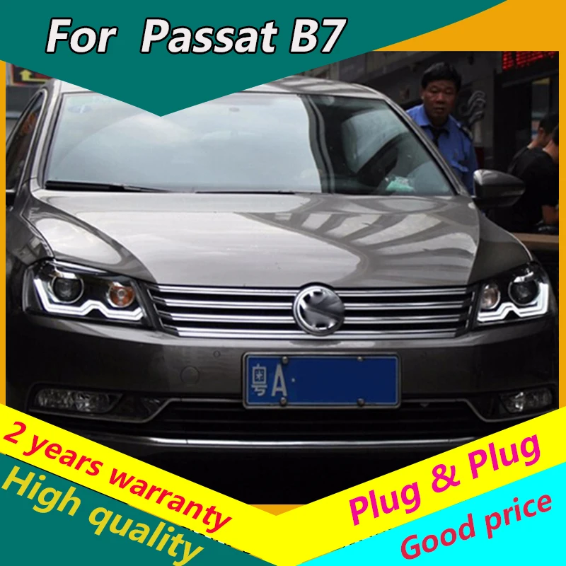 Фары автомобильные KOWELL для VW Passat B7 фары европейская версия светодиодные дневные