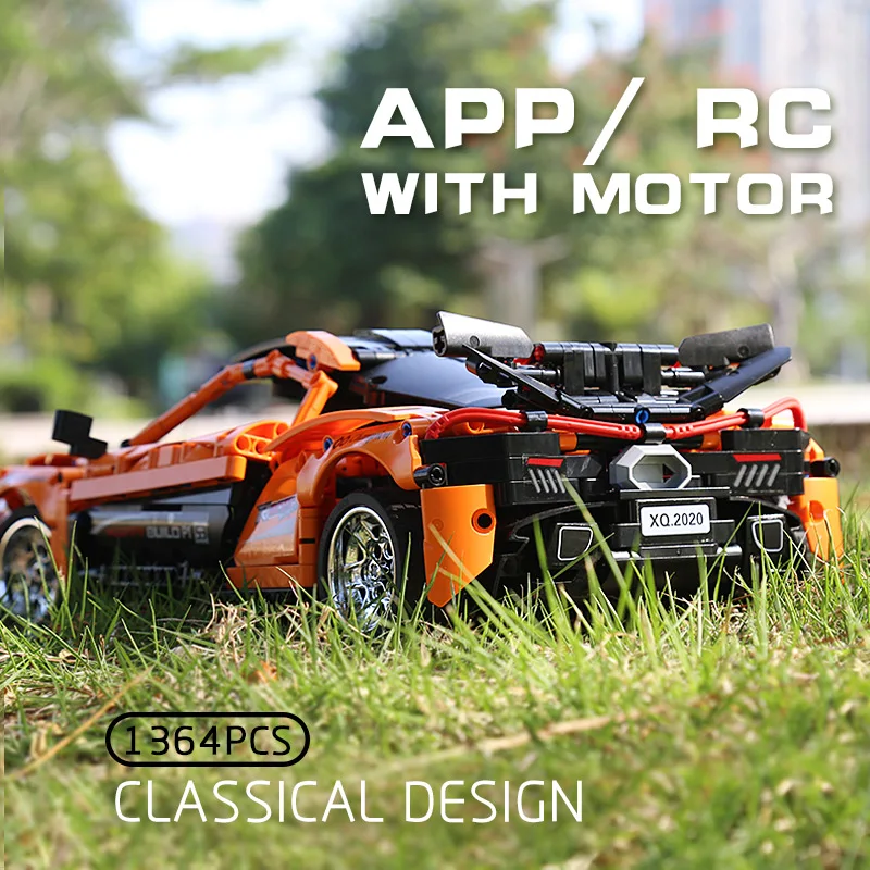 Yeshin 20087 1:12 APP высокотехнологичный автомобиль совместимый с MOC 16915 P1 модель