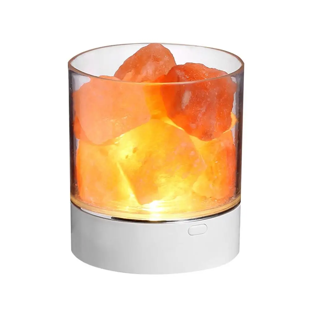 Натуральный кристалл-соль светодиодный светильник ночник Воздухоочистители