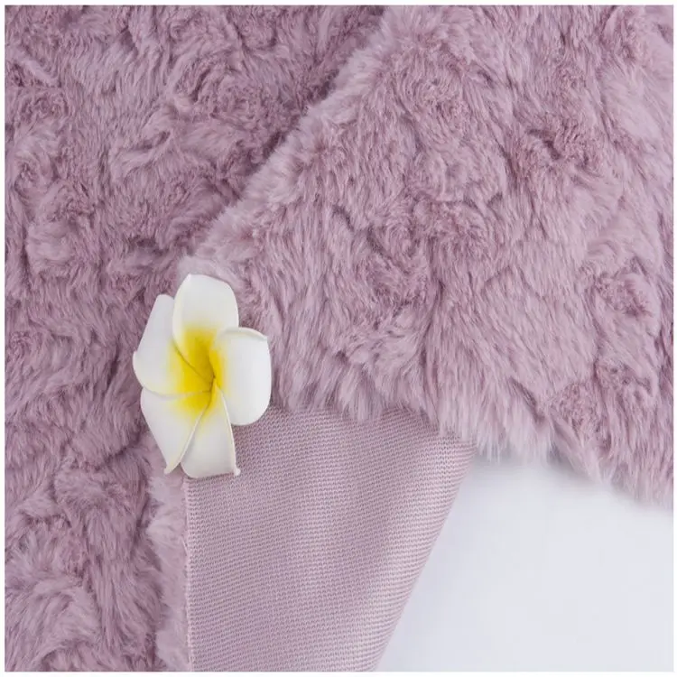 800 г искусственный мех кроличья шерсть кисть цветок Роза шаблон игрушка подушка