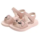 Детские сандалии для девочек, обувь принцессы, дышащая Модная студенческая пляжная обувь, детская обувь для девочек, Новинка лета 2021