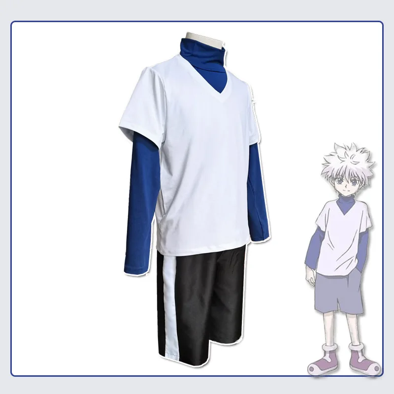 Костюм для косплея Hunter x Killua Zoldyck мужской костюм на Хэллоуин |