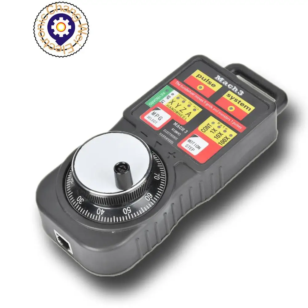 CNC MACH3 USB промышленный электронный маховик MPG4 4-осевой ручной генератор импульсов