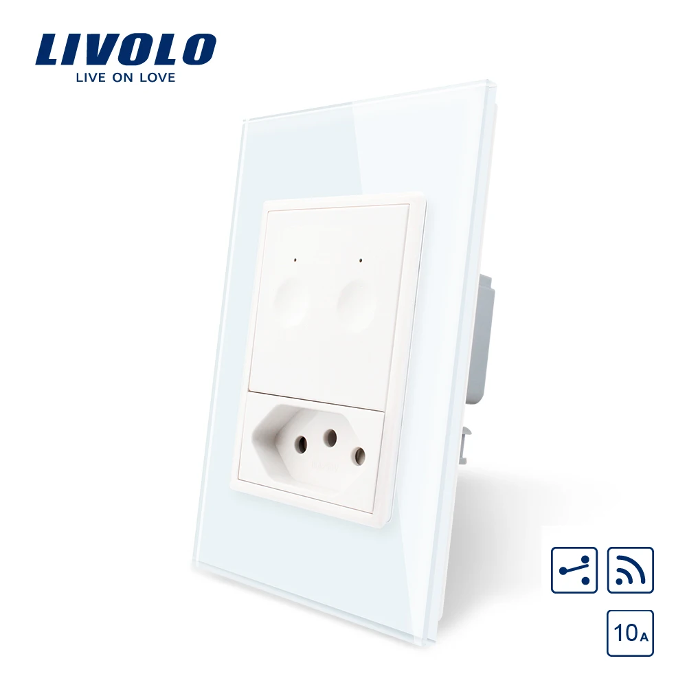 Livolo стандарт США 2 банды 2way дистанционный беспроводной переключатель с 10А