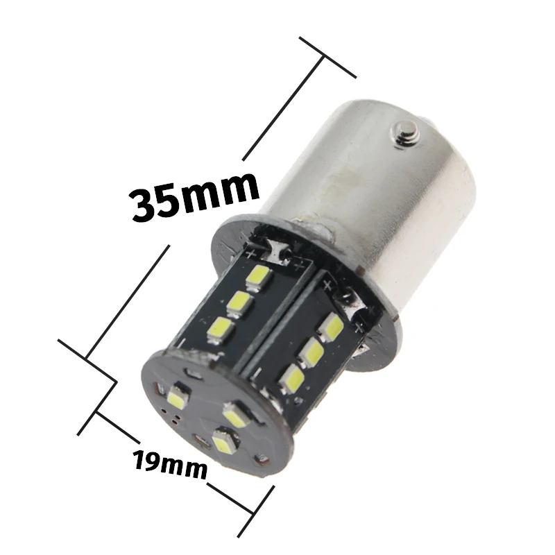 10 шт AC 6 вольт P21W 1156 BA15S P21/5W 1157 BAY15D 2016 18 SMD Светодиодная лампа автомобиль белый