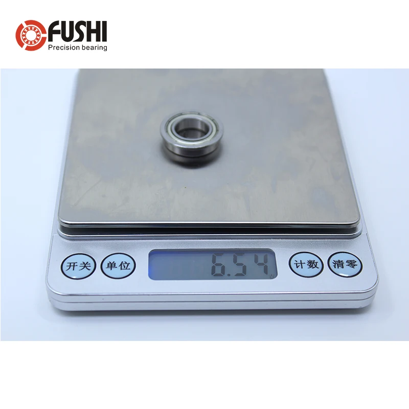 

F6801ZZ Flange Bearing 12x21x5 mm ABEC-1 ( 10 PCS ) Thin Section Flanged F6801 Z ZZ Ball Bearings