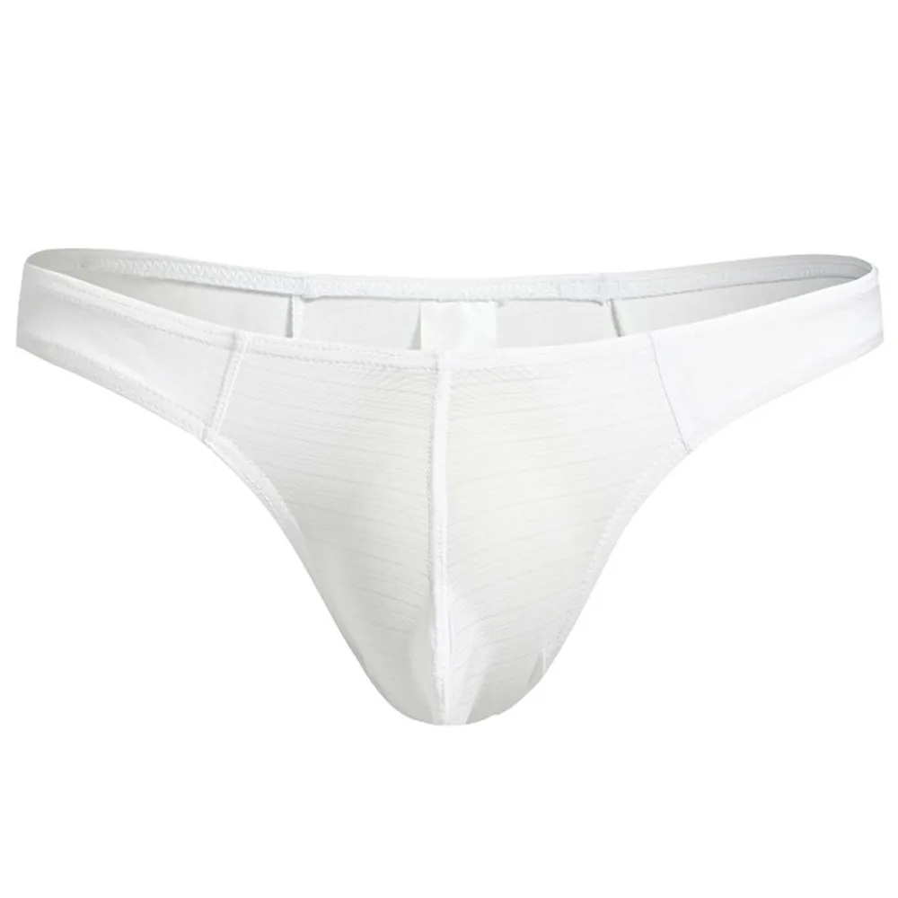 

Fashion Sexy Men Ice Silk Comfortable Breathable T-Pants Thong Panties Underwear