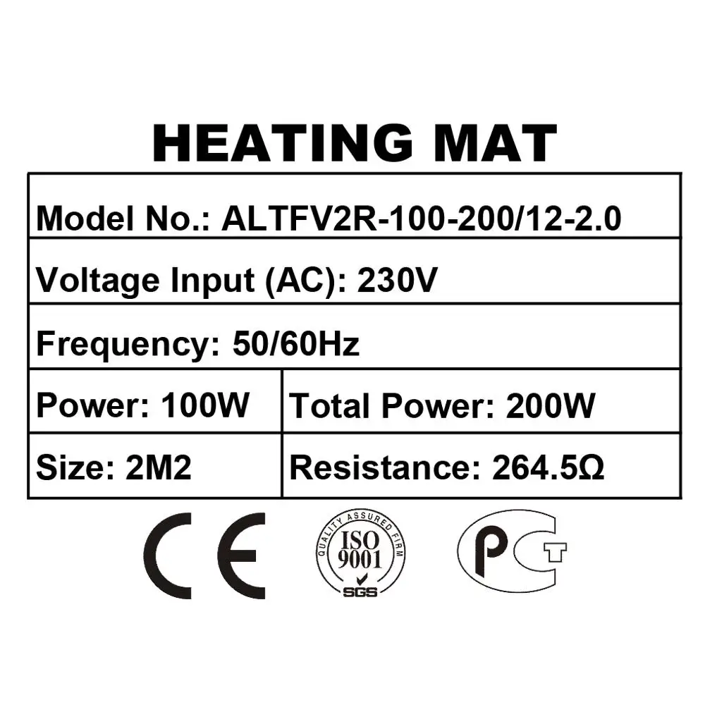 2m2 300w Нагревательный мат для Новоселье 230V|Системы обогрева пола и запчасти| |