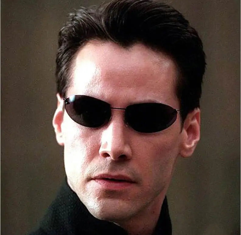 2021 модные крутые поляризационные солнцезащитные очки The Matrix Neo ультралегкие