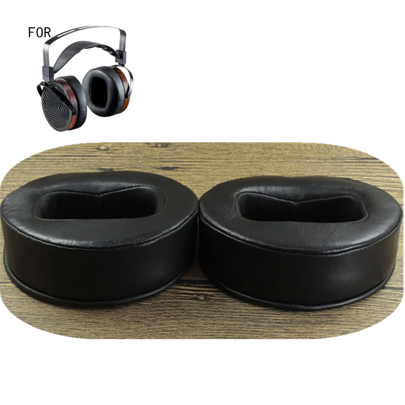 

Angled Sheepskin Lambskin Ear Pads For Monolith M1060 Headphones Earpads Headset Replacement Professional Ear Cushion Black