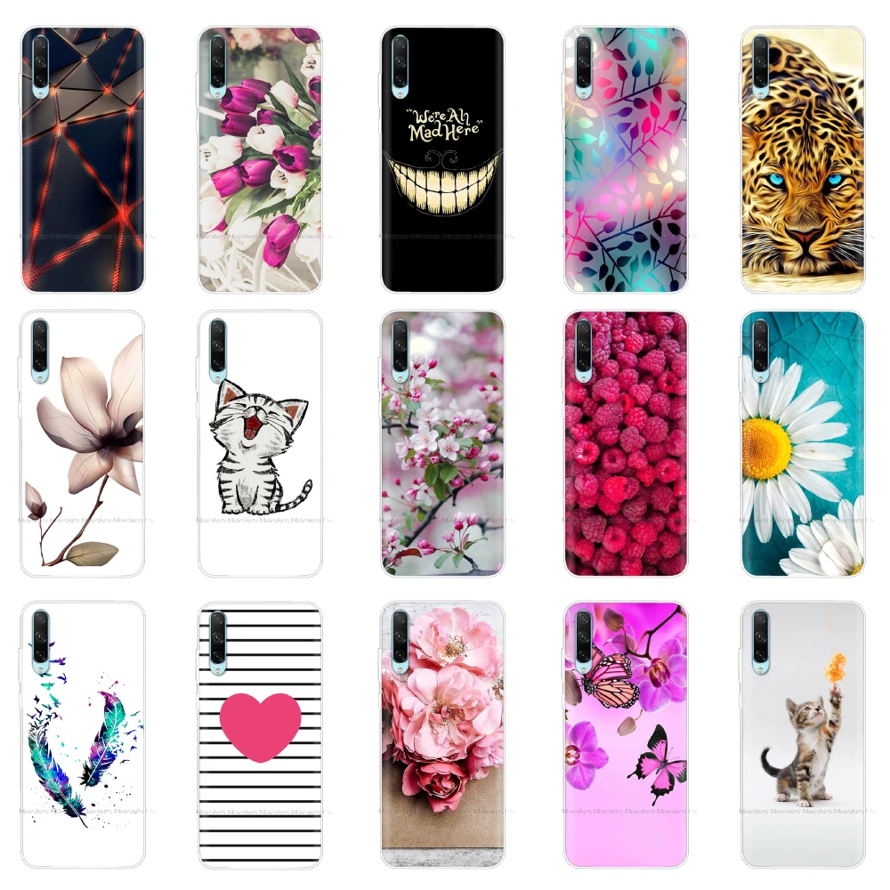

For Huawei Honor 30i Case Silicone Soft TPU Cover for Honor 30i LRA-LX1 Honor30i 30 I Phone Cases Capas Flower Painted Bumper