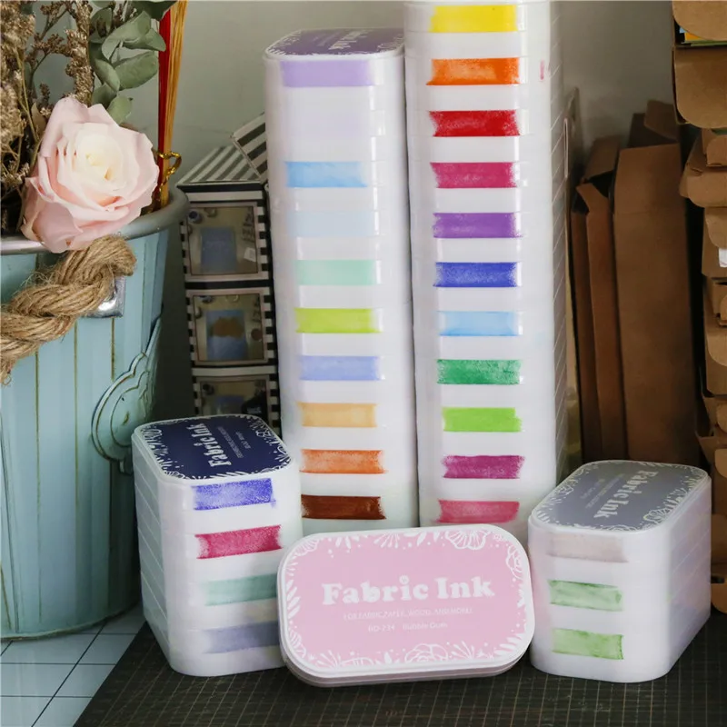 Цвет пусковая площадка чернил Винтаж губка карман колодки DIY сумки резиновых