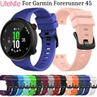 Ремешок силиконовый для смарт-часов forerunner 45 45S, спортивный сменный Браслет для наручных часов forerunner 45 45S