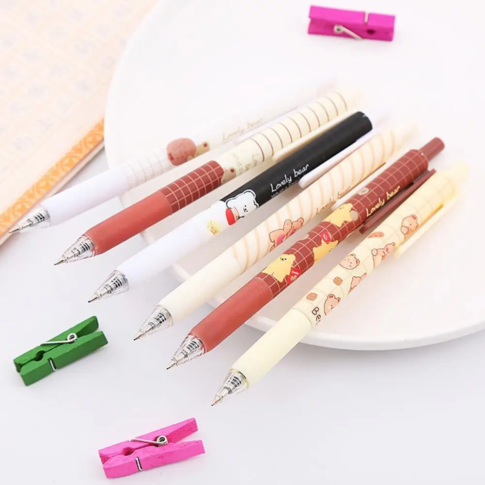 

1 шт., Ручка гелевая с черными чернилами, 0,5 мм