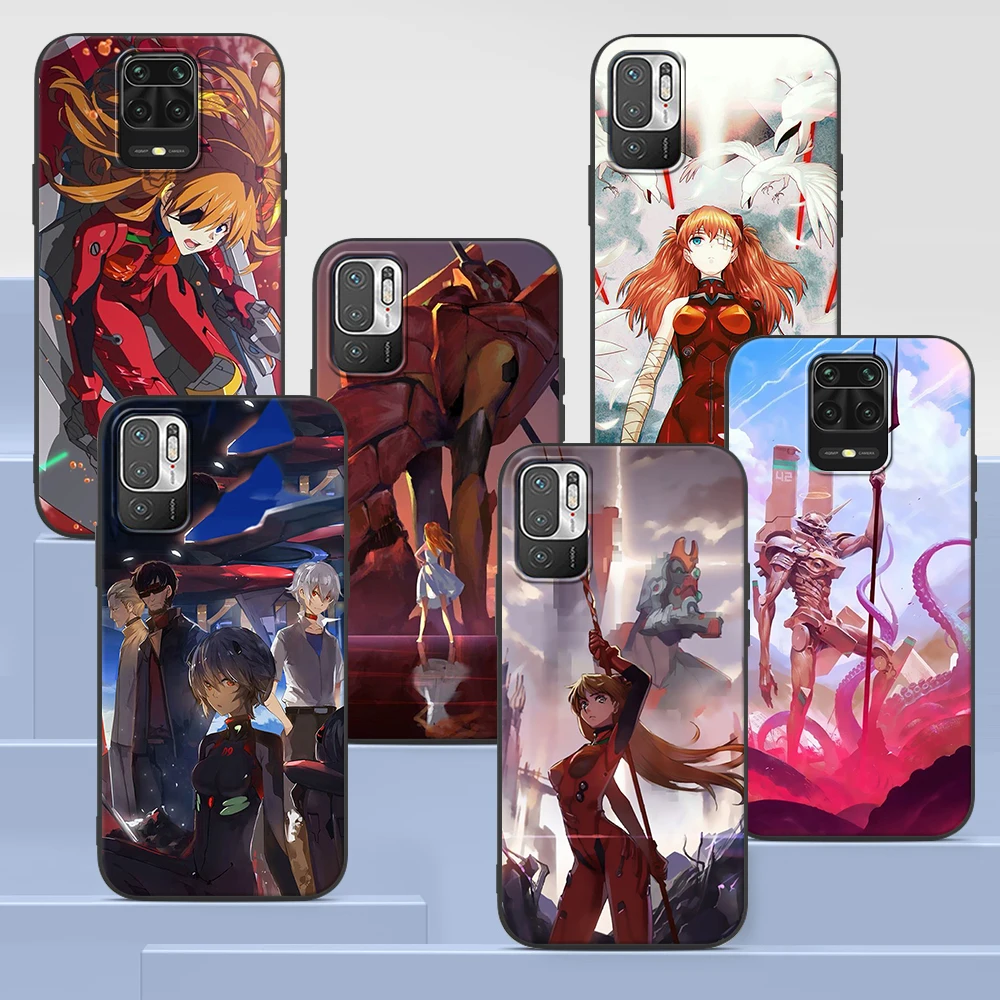 

Genesis Evangelion Phone Case For Xiaomi Redmi Note 9S 9 8 10 Pro 9C 7 9A 8T 7A 8A 6A 6 10S K20 Silicone Black Soft Back Cover