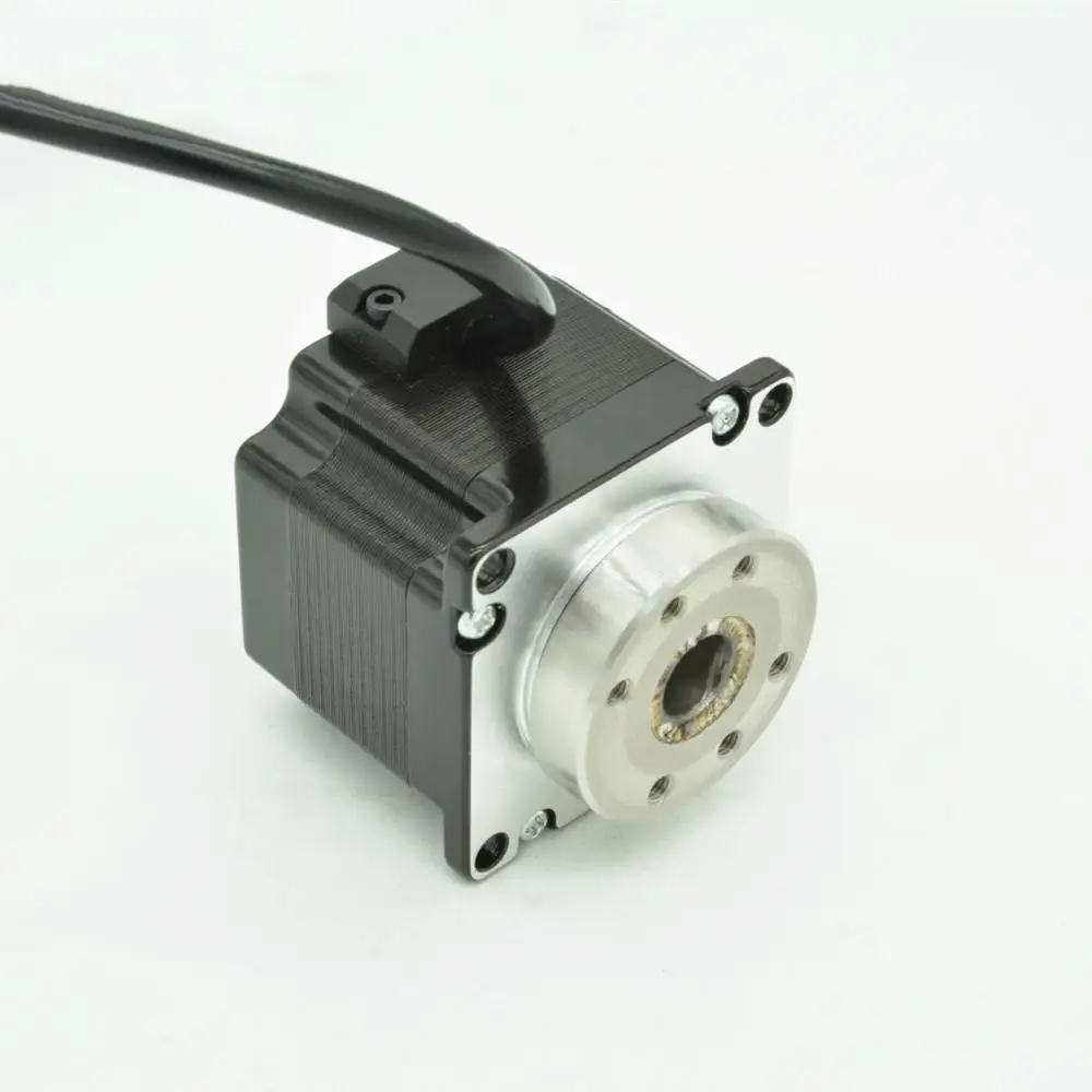 

rotary actuator stepper motor NEMA 23 hollow shaft stepper motor with a welding rotary index unit