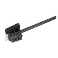 37cm 14 5 2 in 1 dual head nylon grill brush and scrubber bbq cleaning tool safely scrub grates and remove carbon deposits