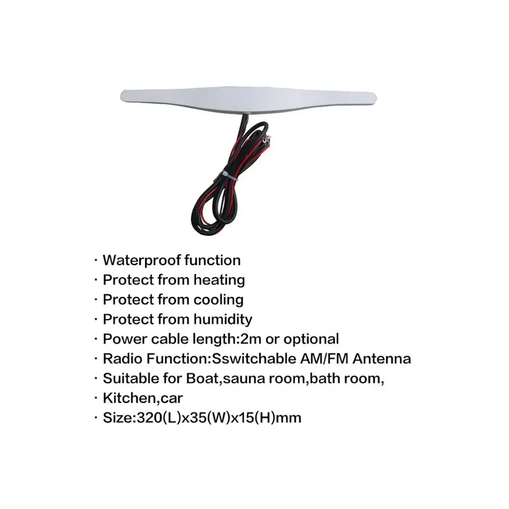 

HASDA H-833 Marine Boat Yacht Radio Stereo CD Player Receiver Bundle Combo with 6.5" 4-Way Coaxial Speakers