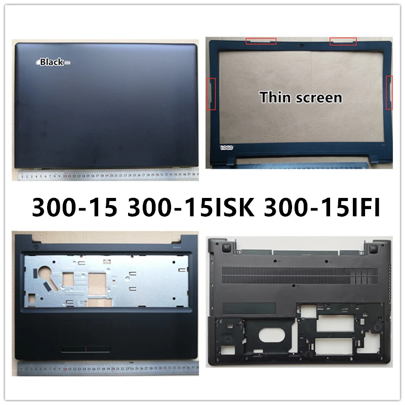 

Новый ноутбук для Lenovo ideapad 300-15 300-15ISK 300-15IFI, задняя крышка ЖК-дисплея, верхняя крышка/Передняя панель/Упор для рук/Нижняя крышка