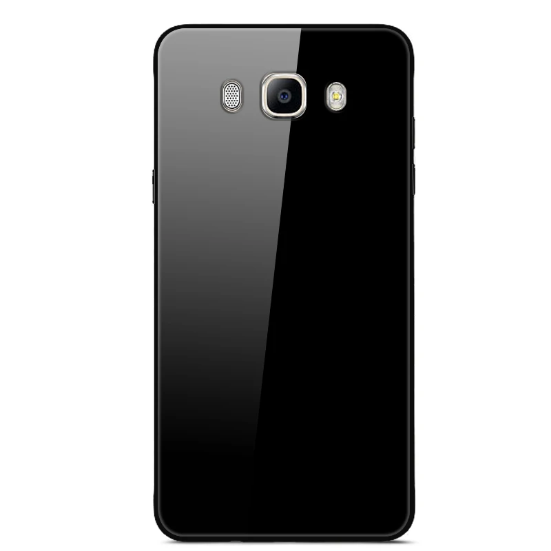 56 Для samsung J7 чехол со стеклянной задней поверхностью жесткий чехол s для samsung Galaxy J7 чехол SM-J710FN J710 J 7 закаленное покрытие j710f - Цвет: 56
