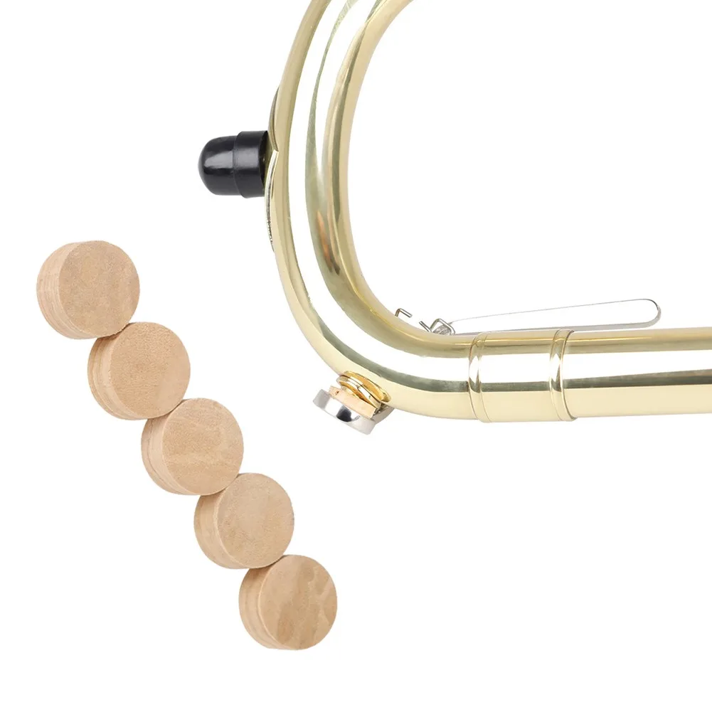 

10pcs Trombone Water Key Spit Valve Corks Pad Cork Plug For Trumpet Trombone Repair Musical Instrument Accessories 9mm X 4mm