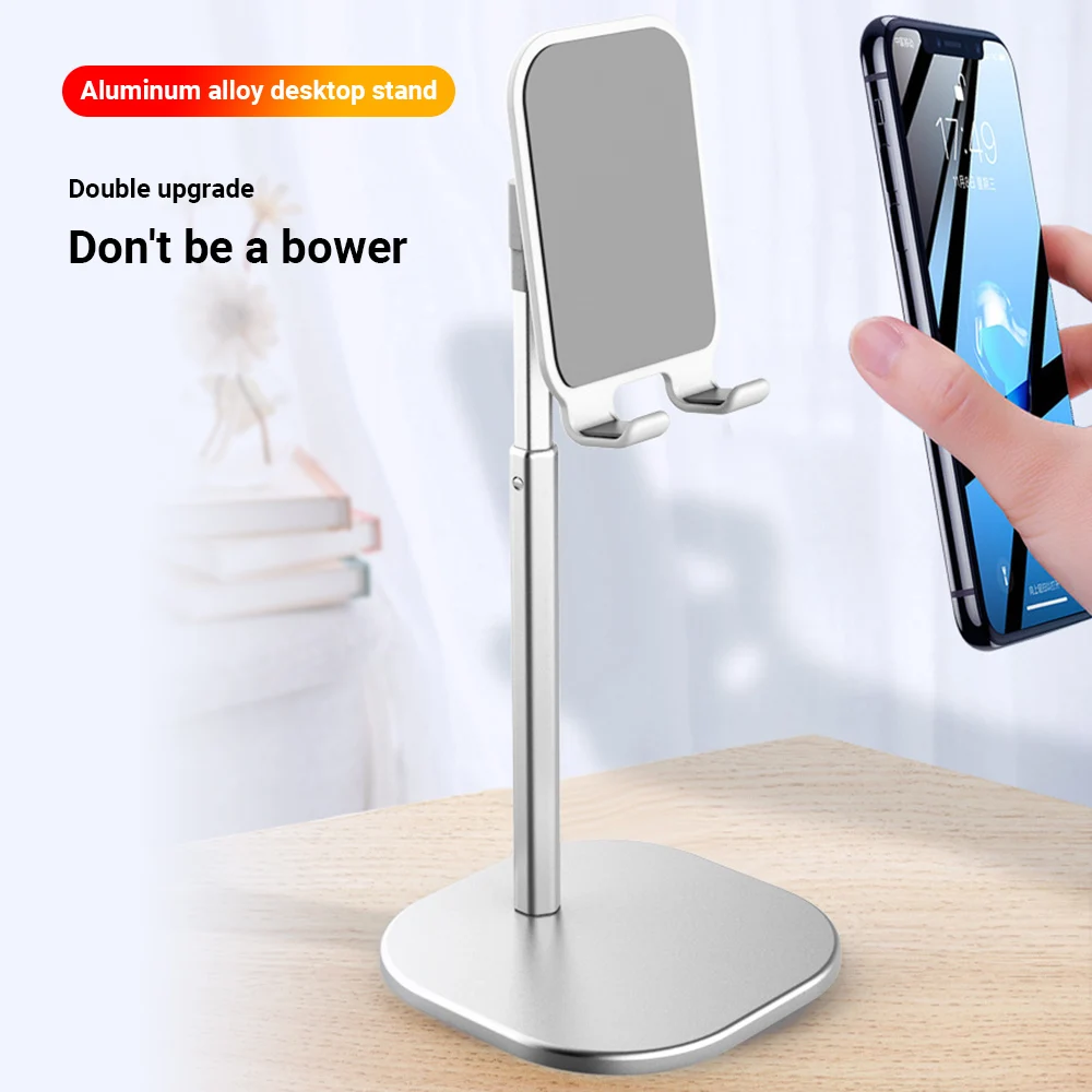 

Mini Mobile Phone Holder 45 Degrees Adjustable Rotation Retractable Portable Smartphone Stand for Tablet Below 12.9 Inch