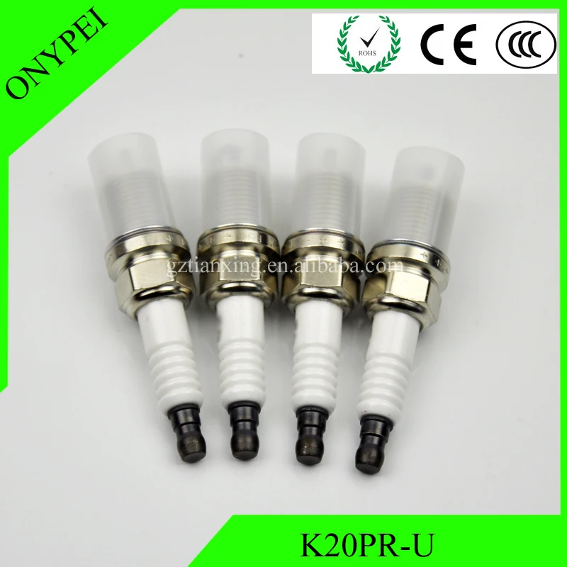 4 шт./лот K20PR U 3145 свечи зажигания для Volvo Suzuki Jaguar Chevy Mercedes Dodge K20PRU|Свечи и запальные