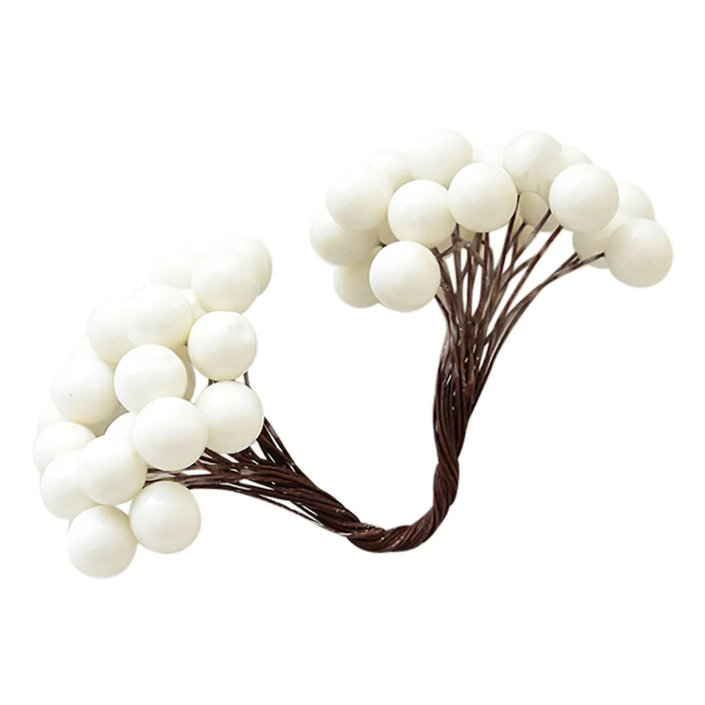 Имитация фруктов Рождество искусственные фрукты ягоды вставки DIY аксессуары