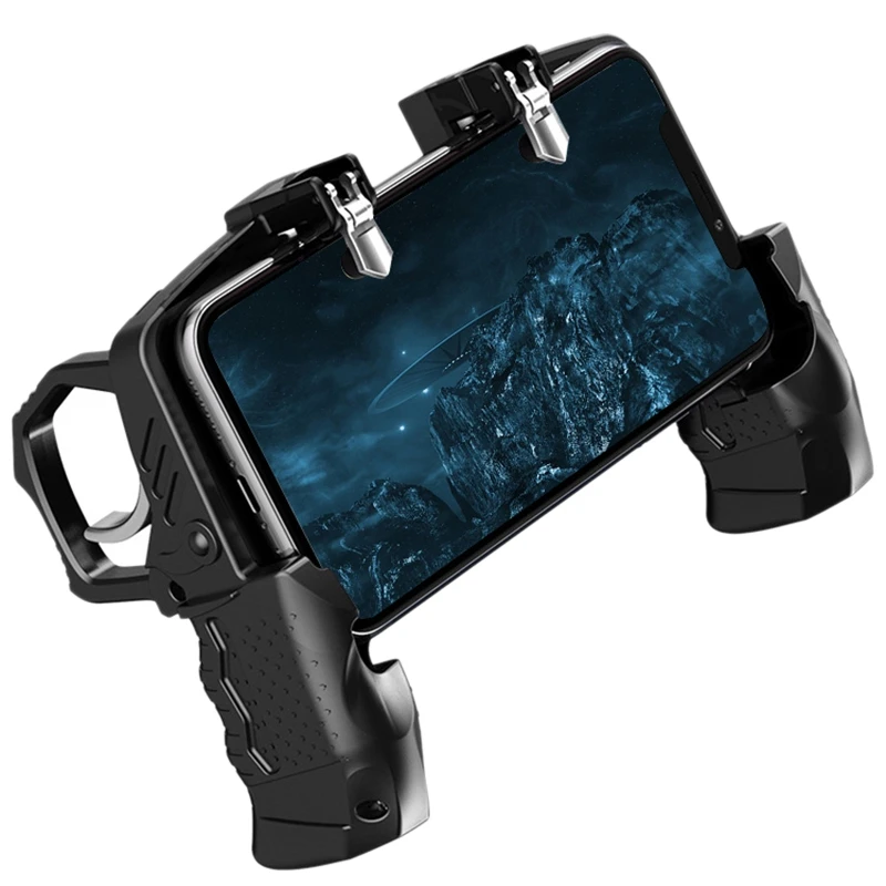 

The Car Households Are Two -port USB2.4A Travel Ca Phone Gamepad,2Pcs K21 Eats Chicken Artifacts 4 Triggers Phone Controller