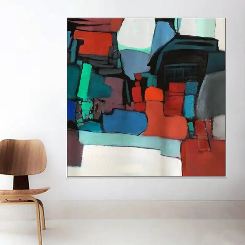 Goedkoop Abstracte Olieverf Grote Canvas Art Wall Decor Originele Abstracte Schilderen Canvas Schilderij Keuken Decor Moderne Schilderkunst