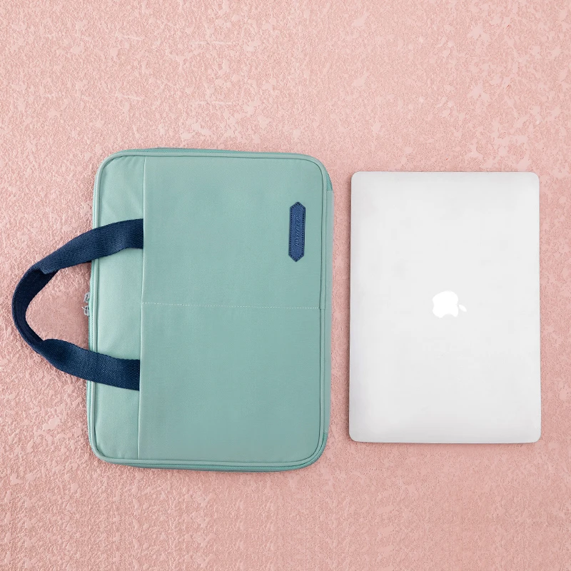 laptop bag case for macbook 13 14 15 inch laptop sleeve briefcase 15 6 notebook bag for dell acer asus hp business women handbag free global shipping