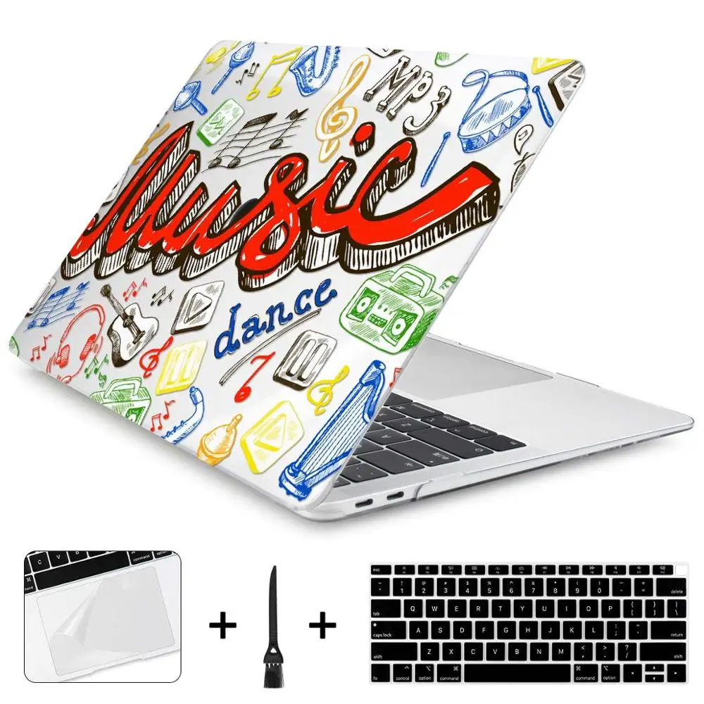 J220 Batianda жесткий чехол для Macbook Air Pro retina 11 12 13 15 13,3 дюймов Сенсорная панель A1706 A1708 A1989 A1932 A1990 уникальный чехол для ноутбука - Цвет: J220